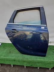 Дверь OPEL ASTRA J 2010- седан, хэтчбек задняя правая синяя б/у