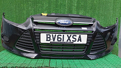Бампер FORD FOCUS 3 2011- передний чёрный бу