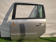 Дверь OPEL ZAFIRA B 2005- задняя левая серебро б/у