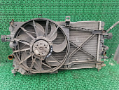 Радиатор охлаждения двигателя OPEL ASTRA H, ZAFIRA B 1,6/1,8 2004- МКПП с кондиционером б/у