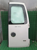 Дверь багажника VOLKSWAGEN CADDY 2004- задняя правая распашная (с вырезом под стекло) белая б/у